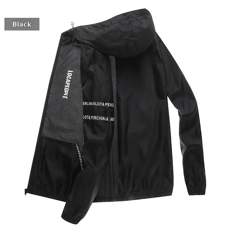 Men's Neon Hooded Sun Protection Jacket — feature 8