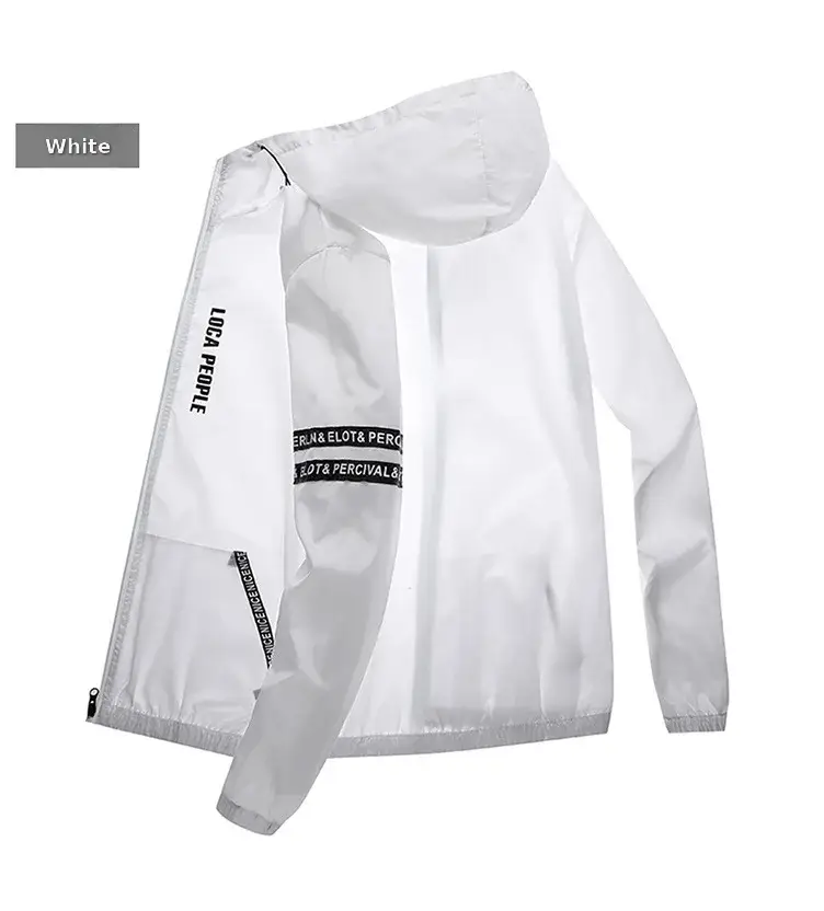 Men's Neon Hooded Sun Protection Jacket — feature 9