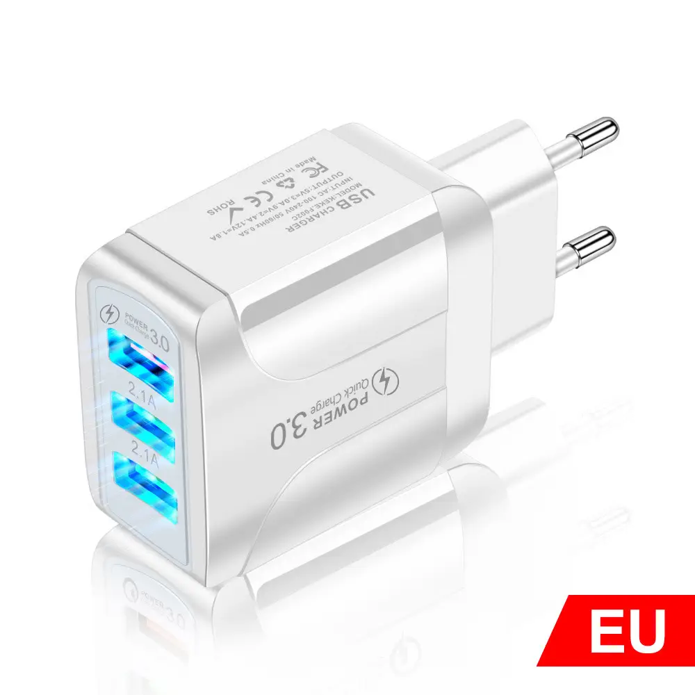 Universal LED QC3.0 Fast Charger for Apple Android Phones - Image 4