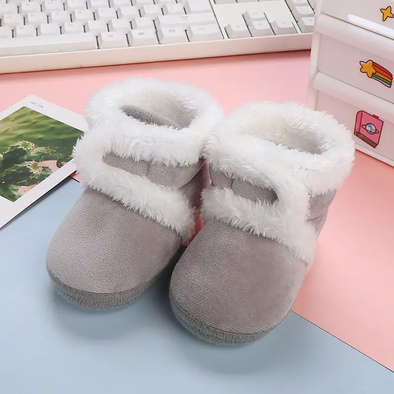 Winter Fleece Lined Baby Shoes for Toddlers