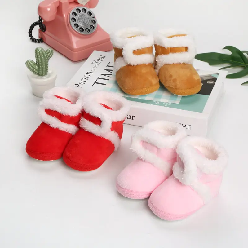 Winter Fleece Lined Baby Shoes for Toddlers — feature 1