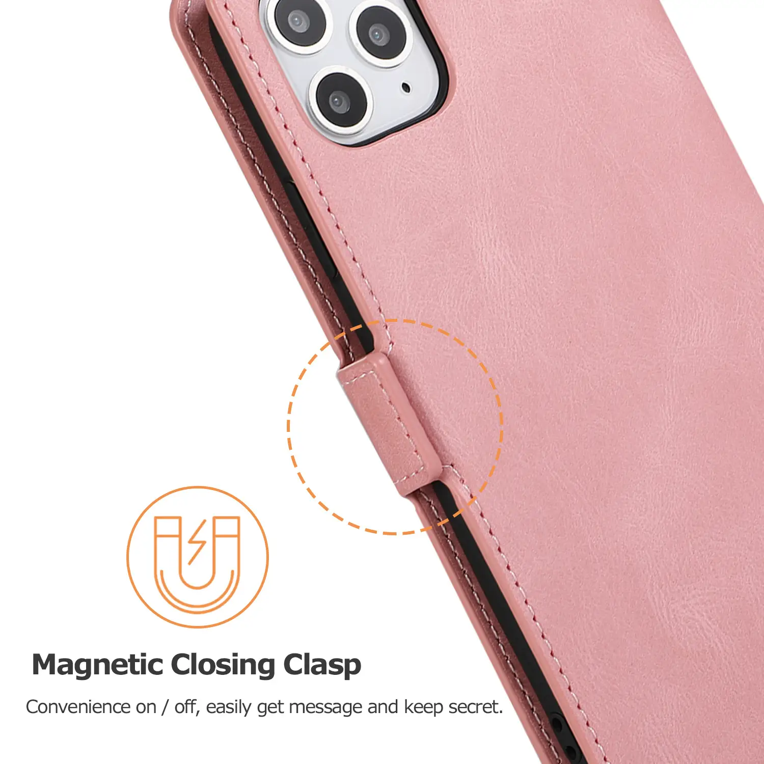 Apple iPhone 15 Pro Max Magnetic Phone Case Pink - Image 10