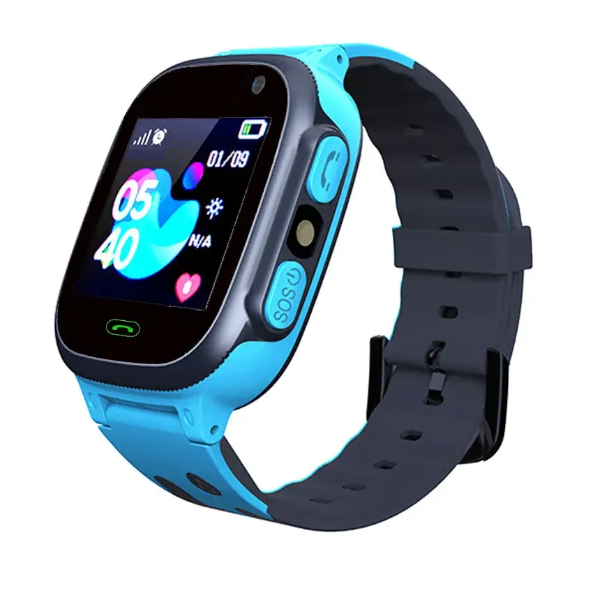 Blue Smart Watch with 4G & Bluetooth Features