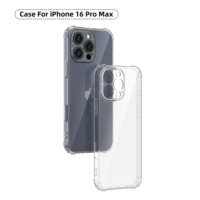 Transparent Military Case for iPhone 16 Pro Max - Image 5