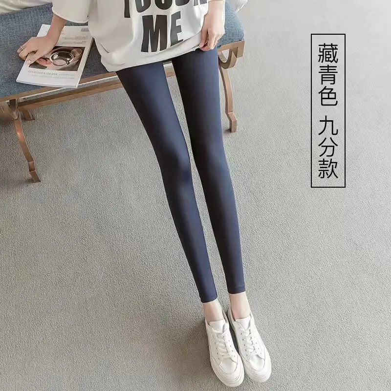 Pure Slim Fit Leg Pants High Stretch Casual Women's Modal - Image 14