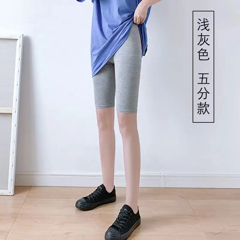 Pure Slim Fit Leg Pants High Stretch Casual Women's Modal - Image 3