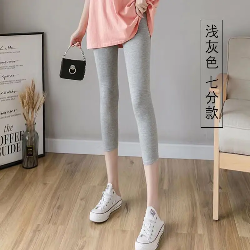 Pure Slim Fit Leg Pants High Stretch Casual Women's Modal - Image 8