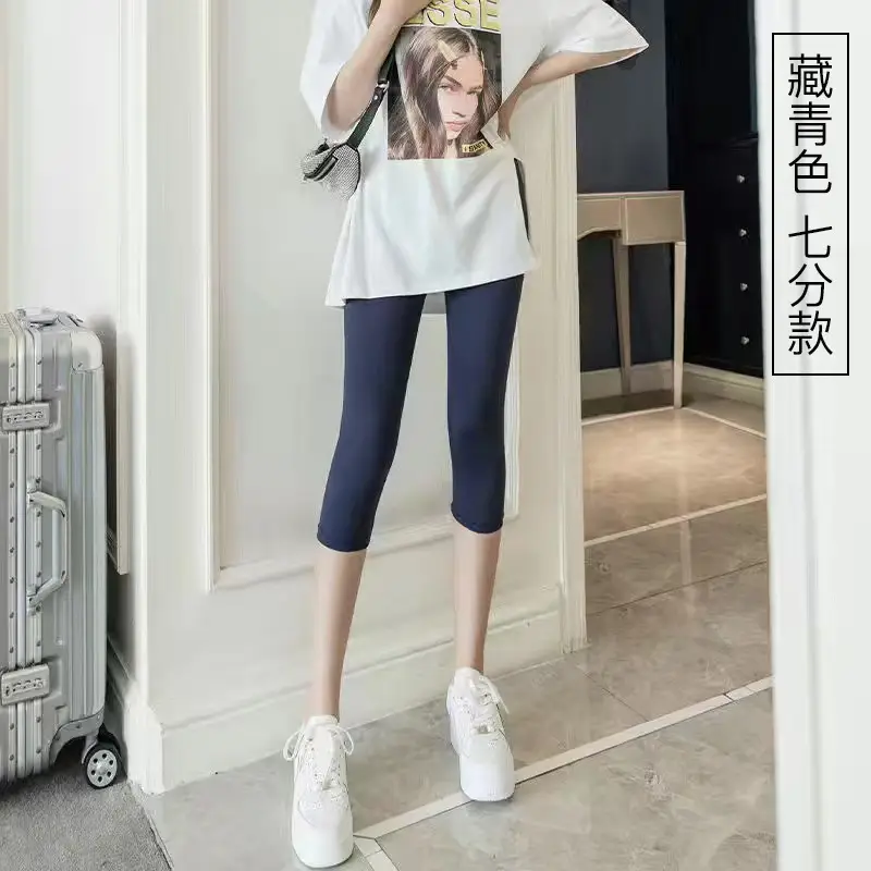Pure Slim Fit Leg Pants High Stretch Casual Women's Modal - Image 9