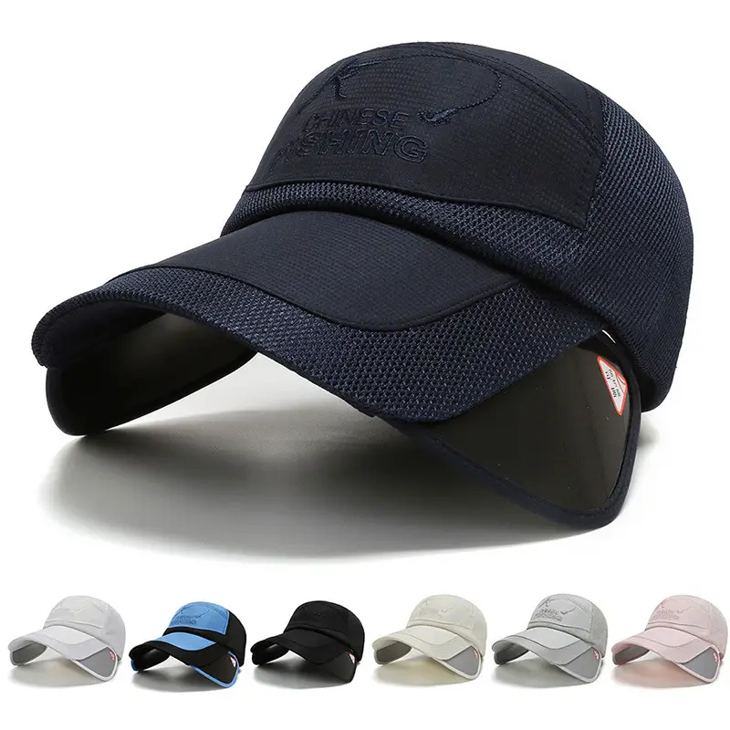 New Blue Stretch-Out Baseball Cap for Men Women