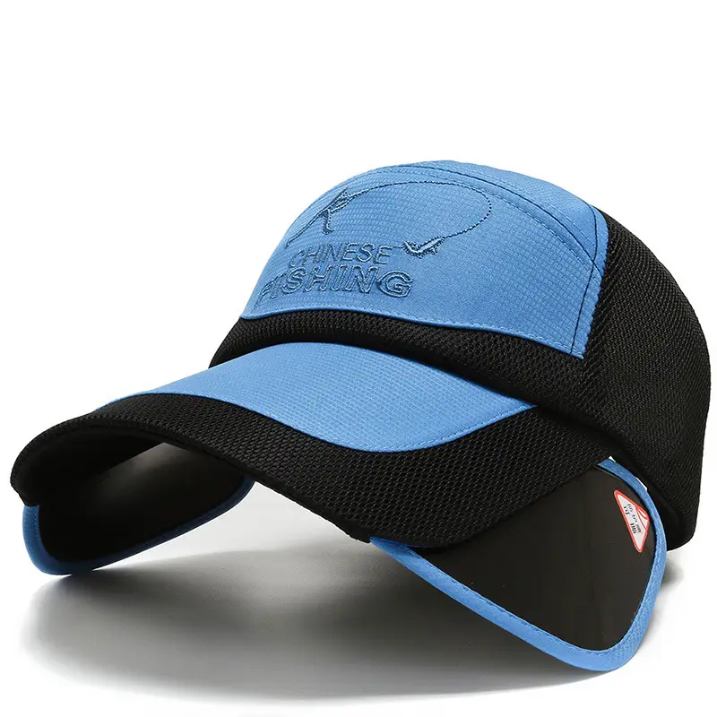 New Blue Stretch-Out Baseball Cap for Men Women - Image 5