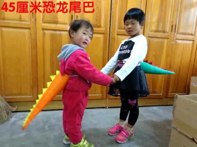 Dinosaur Tail Toy for Kids Game Decor Purple — feature 5