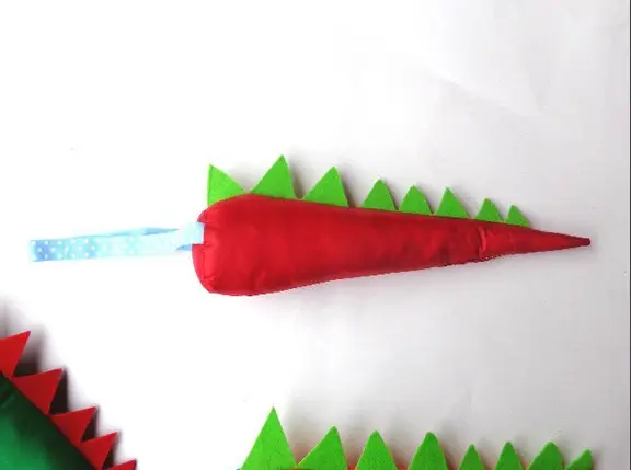 Dinosaur Tail Toy for Kids Game Decor Purple