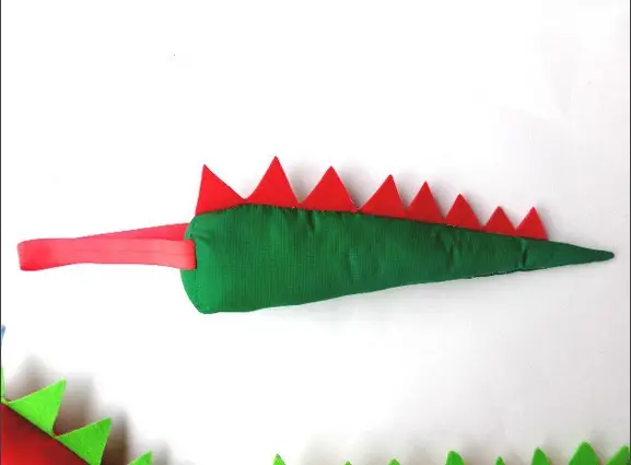 Dinosaur Tail Toy for Kids Game Decor Purple