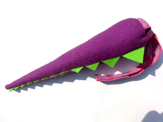 Dinosaur Tail Toy for Kids Game Decor Purple