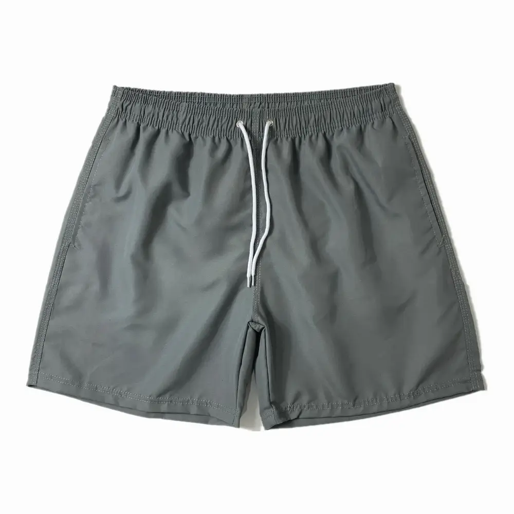 Black Polyester Beach Shorts for Men Quick-Dry Swimming - Image 13