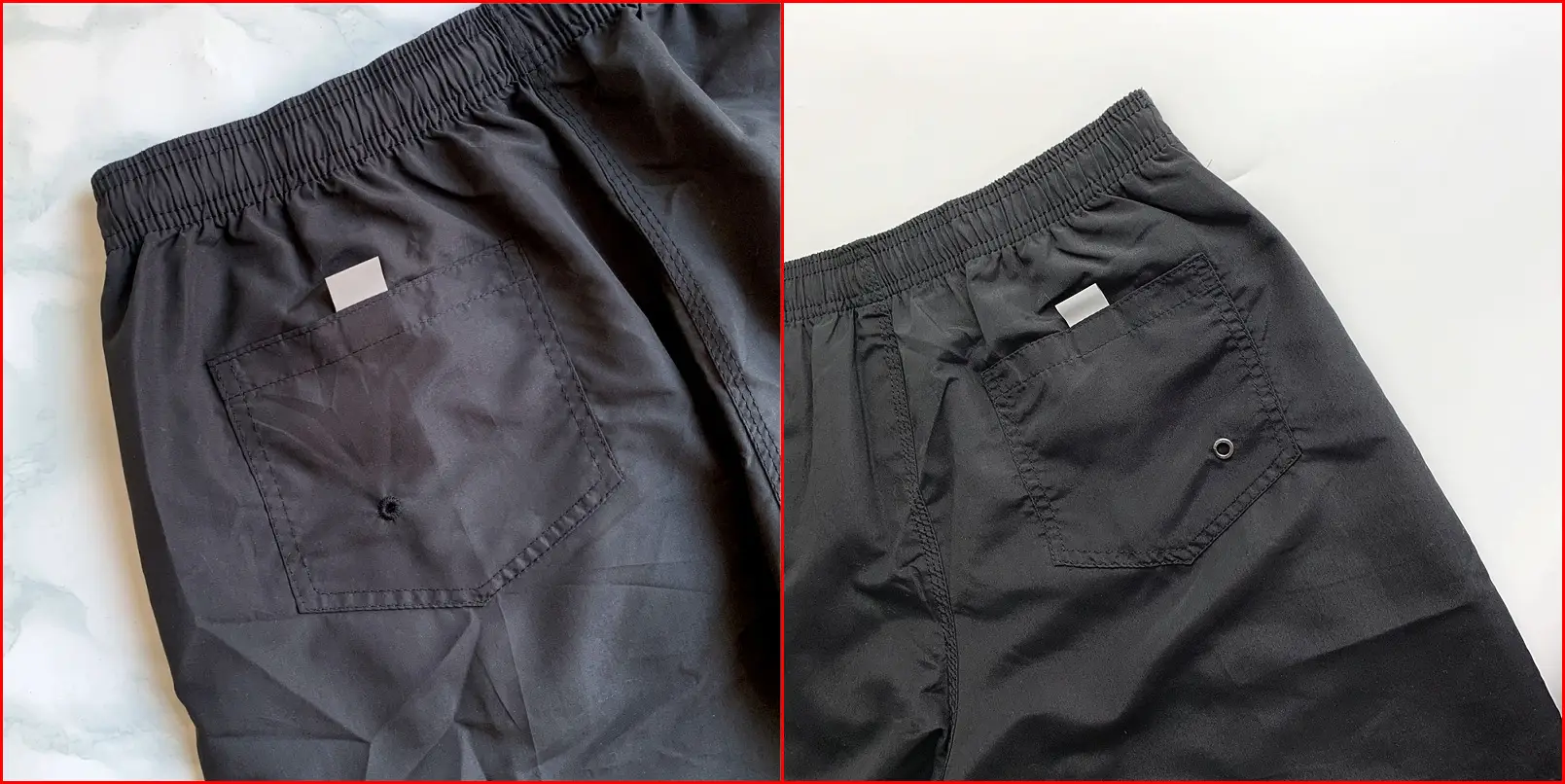 Black Polyester Beach Shorts for Men Quick-Dry Swimming — feature 4