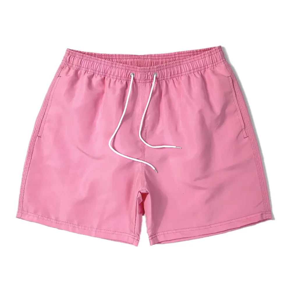 Black Polyester Beach Shorts for Men Quick-Dry Swimming - Image 10