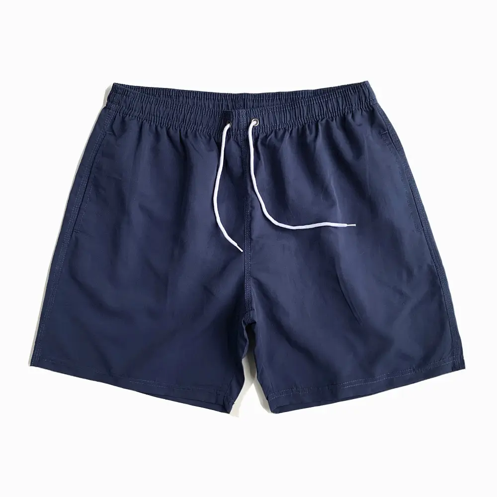 Black Polyester Beach Shorts for Men Quick-Dry Swimming - Image 4
