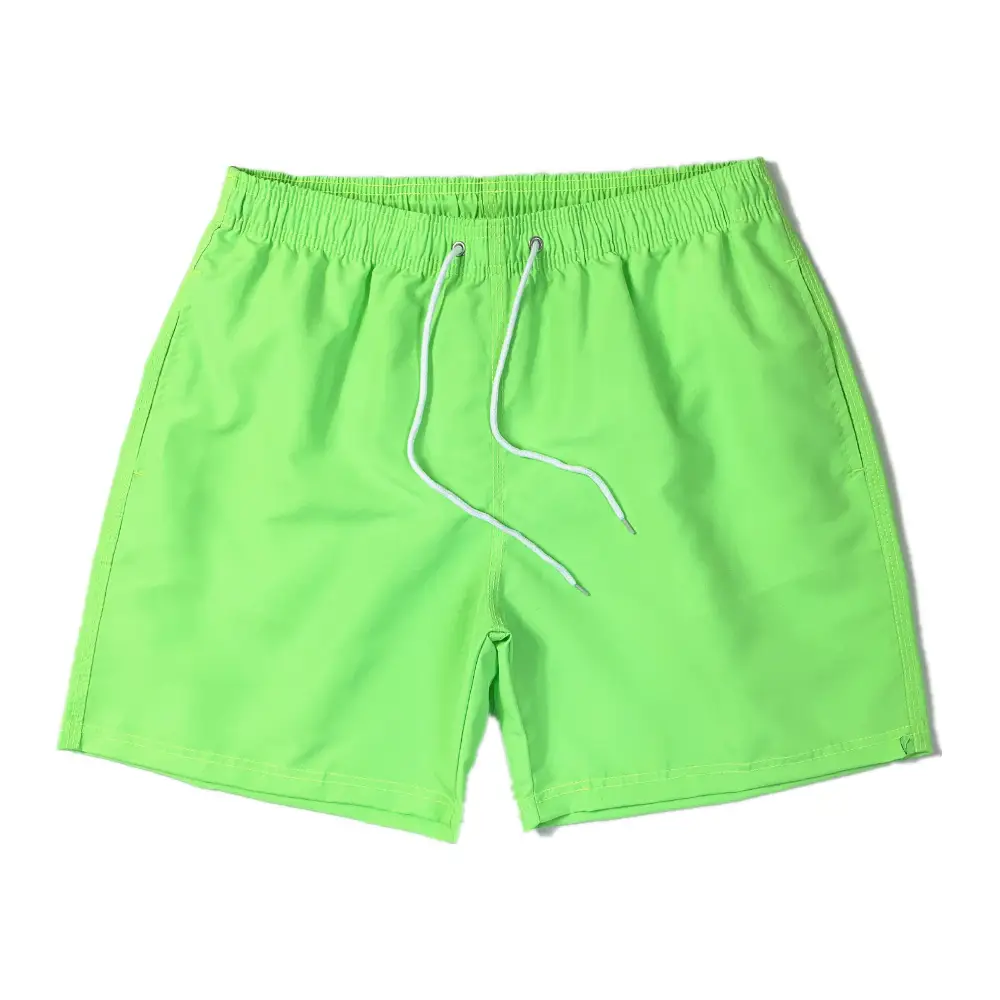 Black Polyester Beach Shorts for Men Quick-Dry Swimming - Image 7