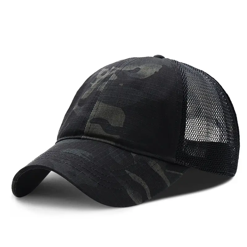 Camouflage Mesh Cap for Men Women Plus Size - Image 5