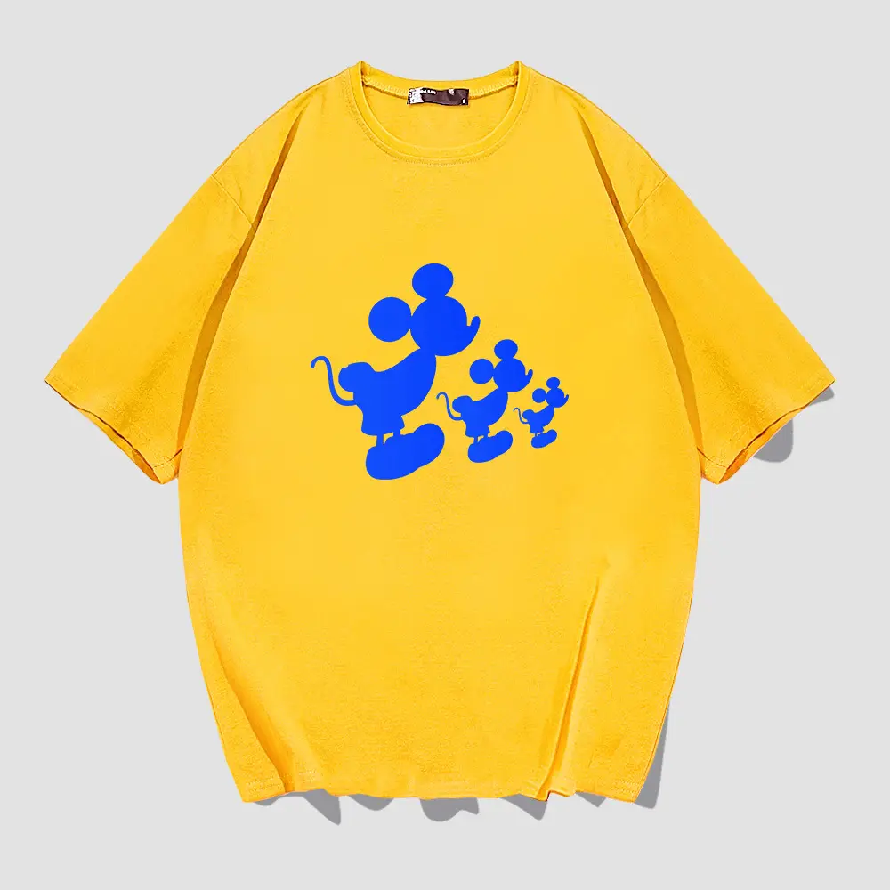 Mickey Mouse Short Sleeve Cotton T-Shirt White - Image 3