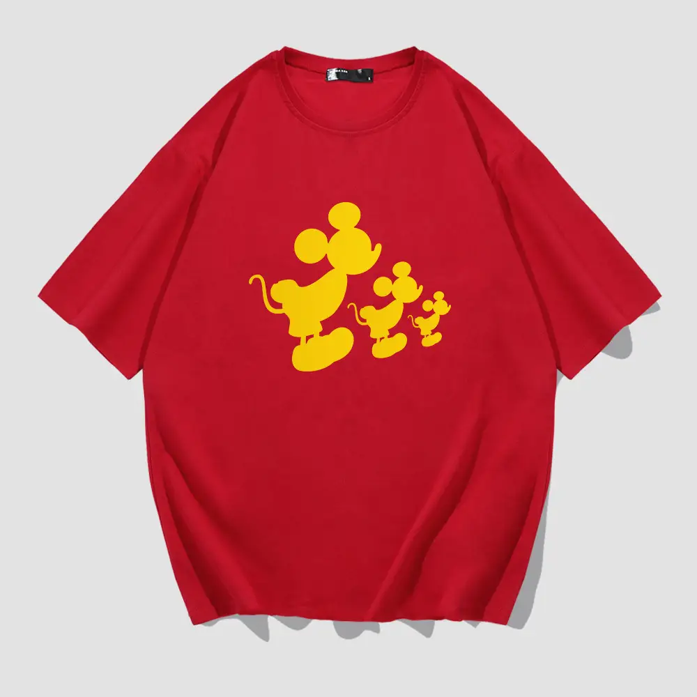 Mickey Mouse Short Sleeve Cotton T-Shirt White - Image 4