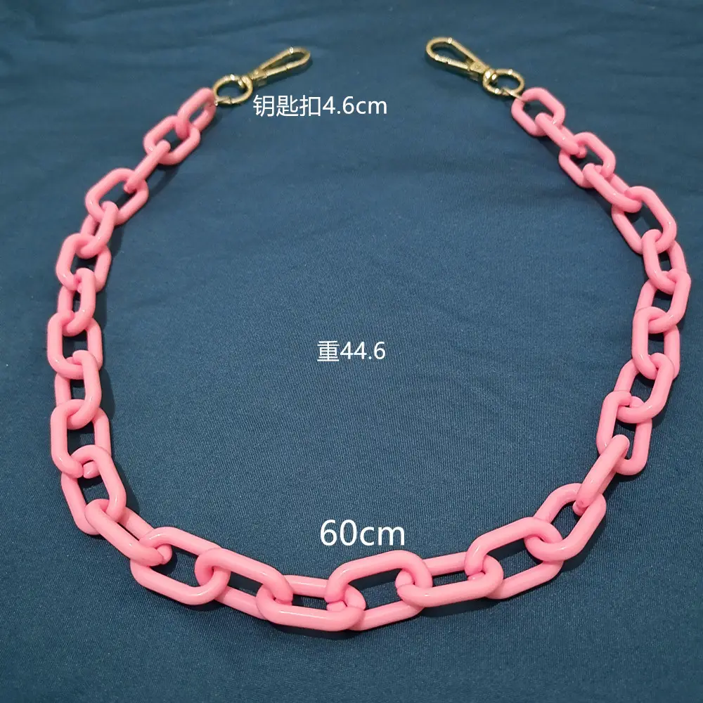 Korean Ins Waist Chain Candy Color Resin Pants