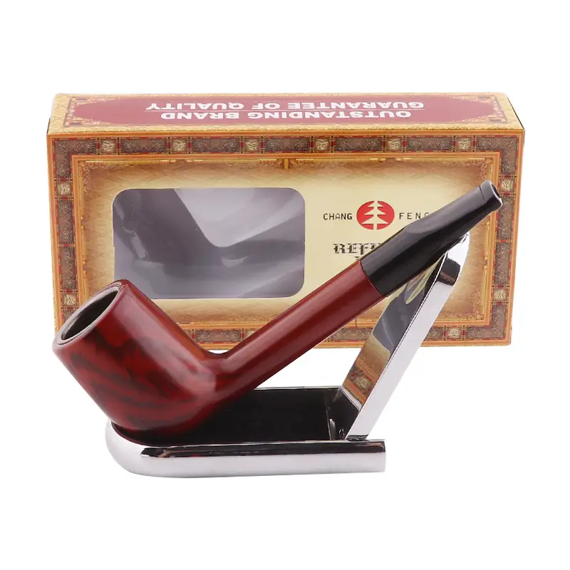 Refined and Hued Red Iron Pot Pipe Small Dry Tobacco Set - Image 7