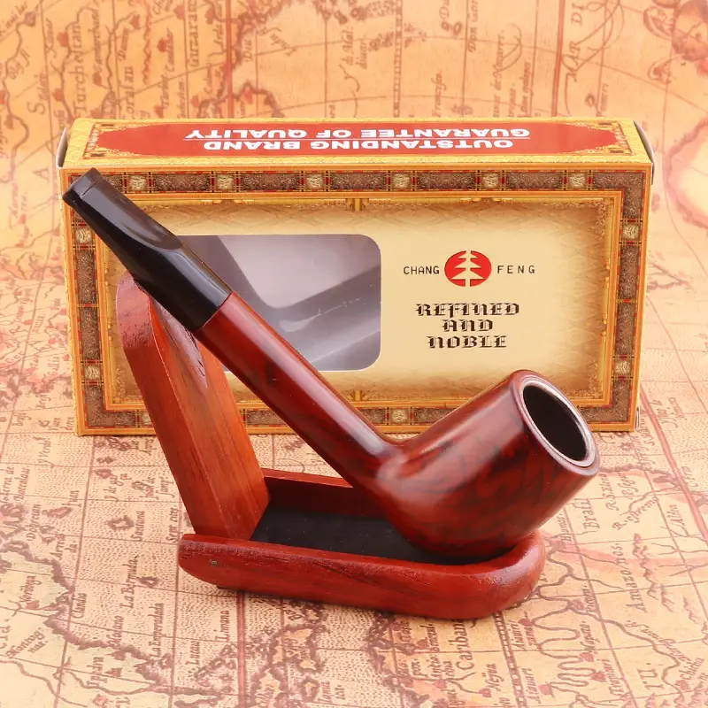 Refined and Hued Red Iron Pot Pipe Small Dry Tobacco Set - Image 2