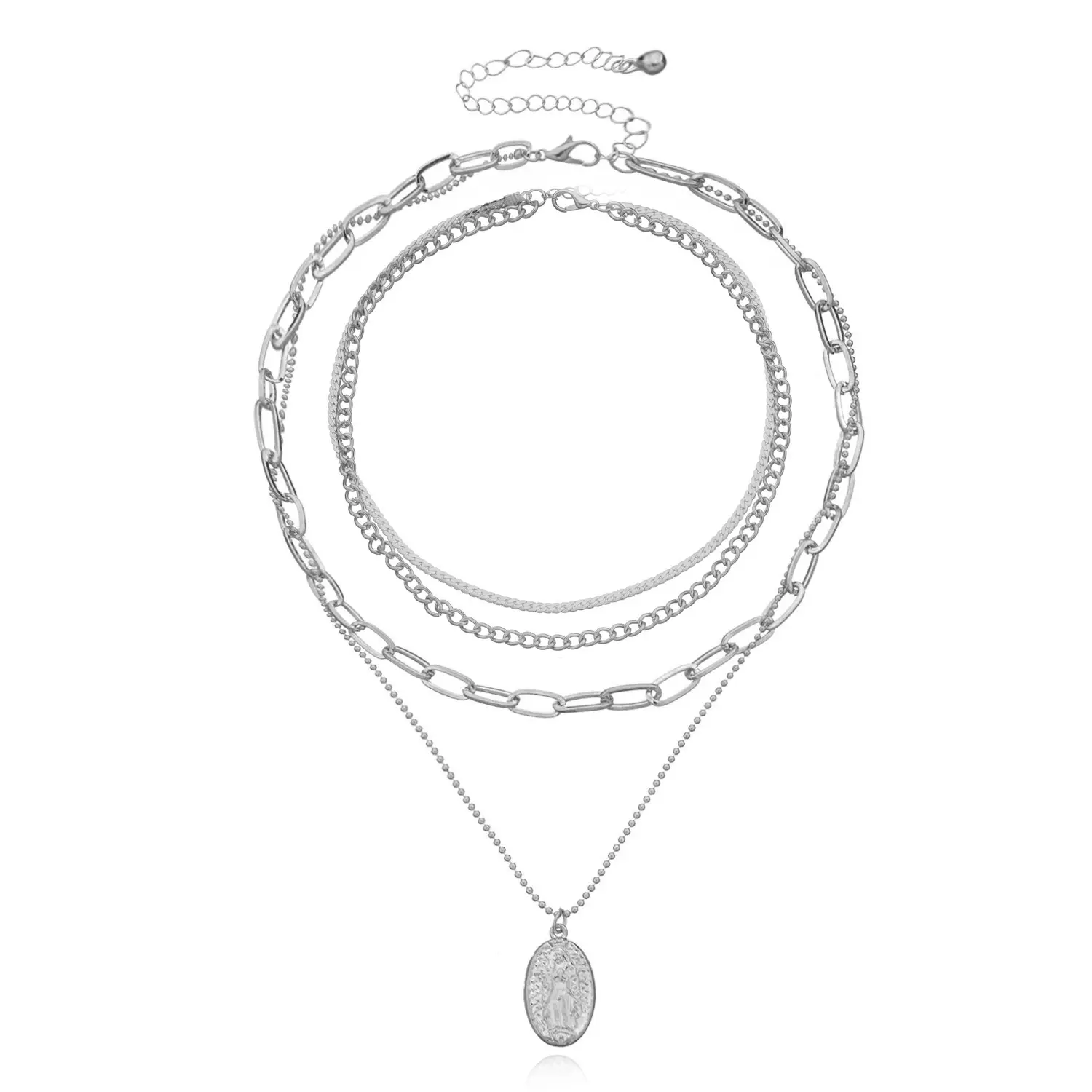 European & American Cross-Country Jewelry Multi Layer Chain Necklace Women - Image 2