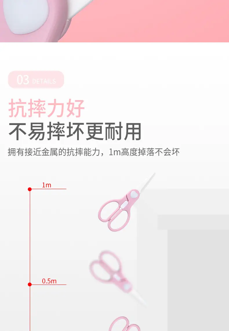 Ceramic Baby Food Scissors Portable Kitchen Use — feature 9