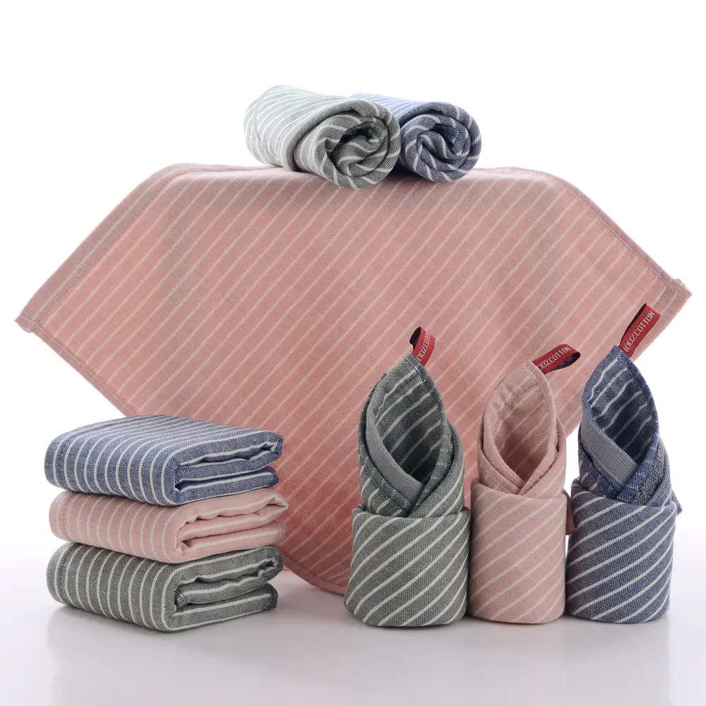 Cotton Adult Face Towel Square Thickened Soft Absorbent - Image 16