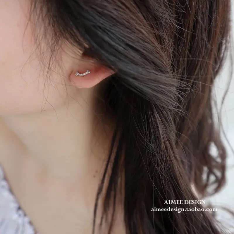 S925 Gold Plated Mini Earrings for Women