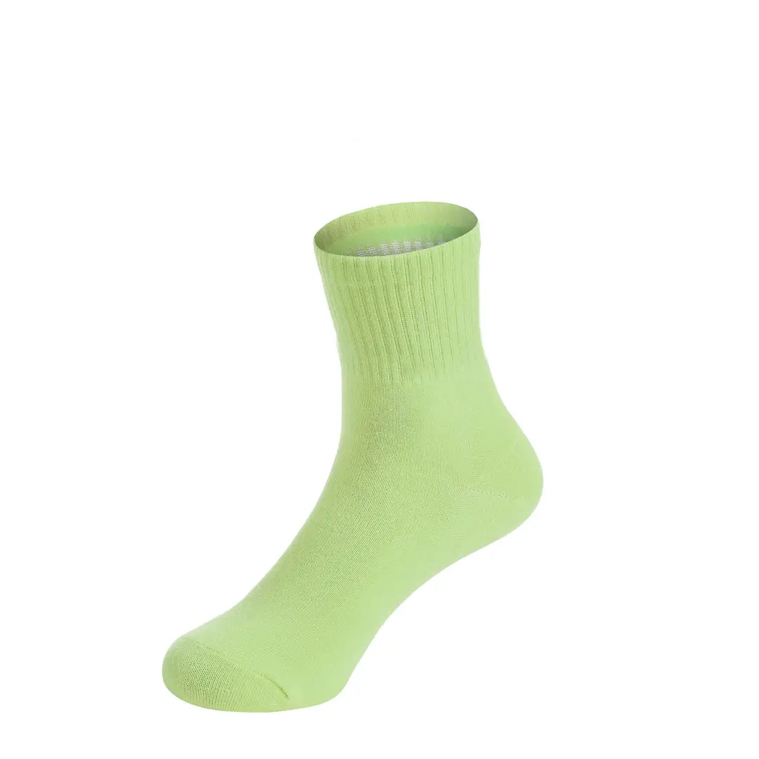 Solid color pile socks color Japanese short tube socks women's versatile candy color cotton socks men's wholesale neutral