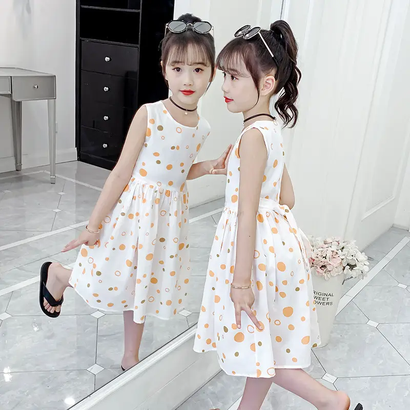 Girls Cotton Floral Long Skirt Dress 2025 - Image 14
