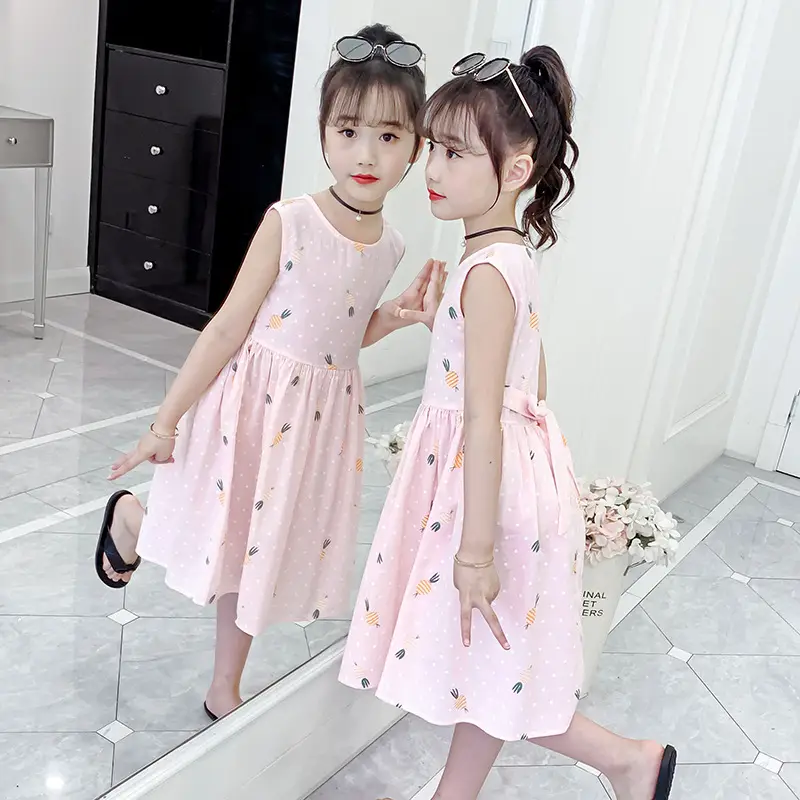 Girls Cotton Floral Long Skirt Dress 2025 - Image 15