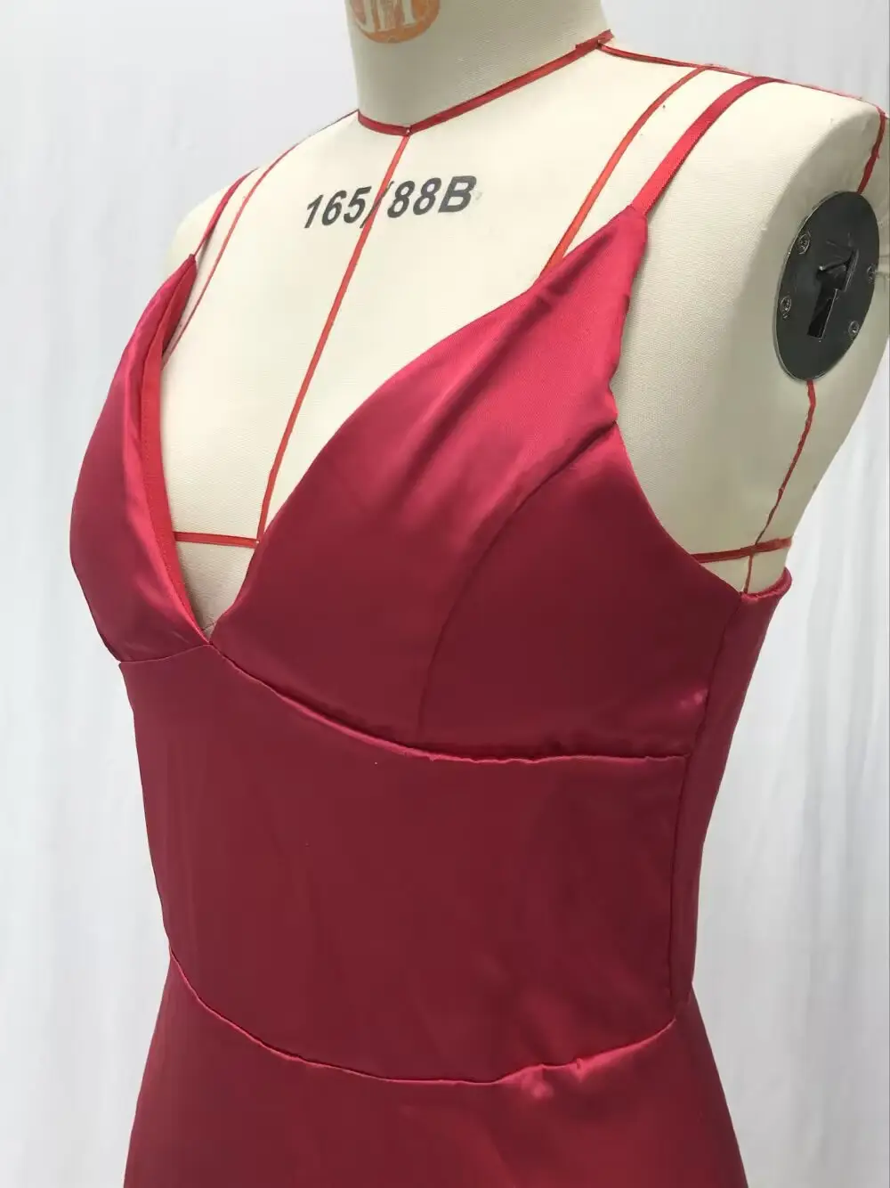 2025 Summer V Neck Pure Color Evening Dress — feature 23