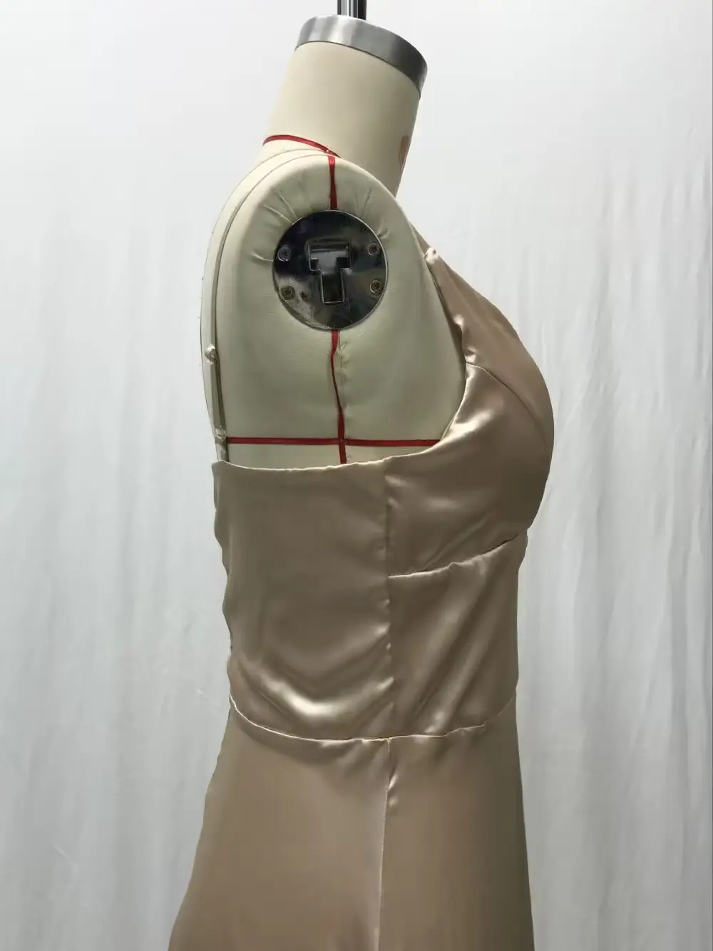 2025 Summer V Neck Pure Color Evening Dress — feature 32