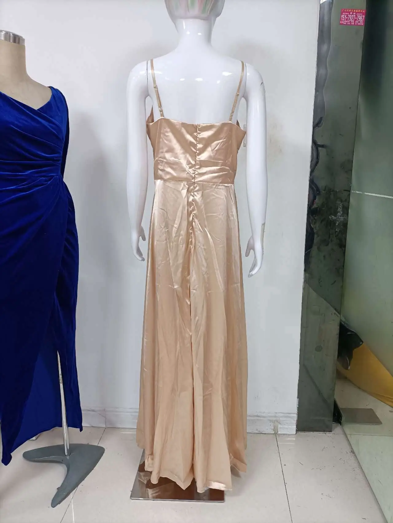 2025 Summer V Neck Pure Color Evening Dress — feature 35