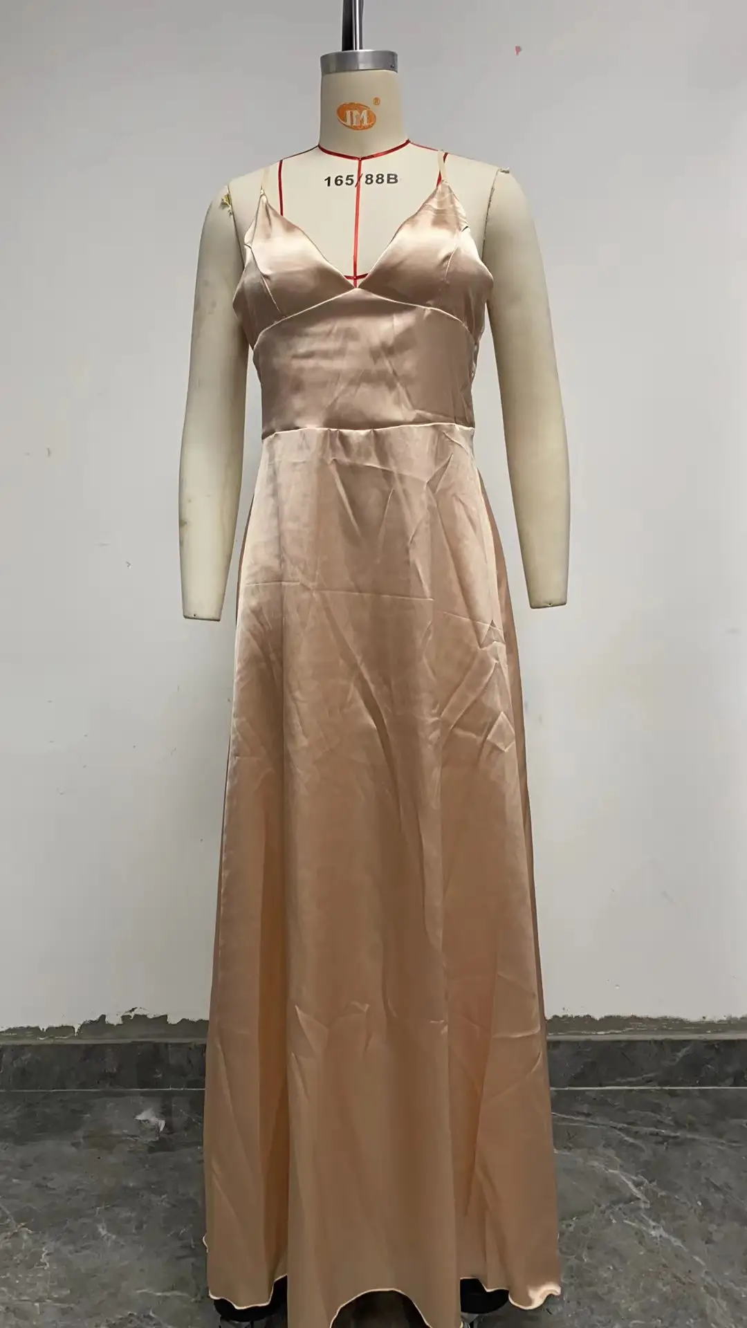 2025 Summer V Neck Pure Color Evening Dress — feature 36
