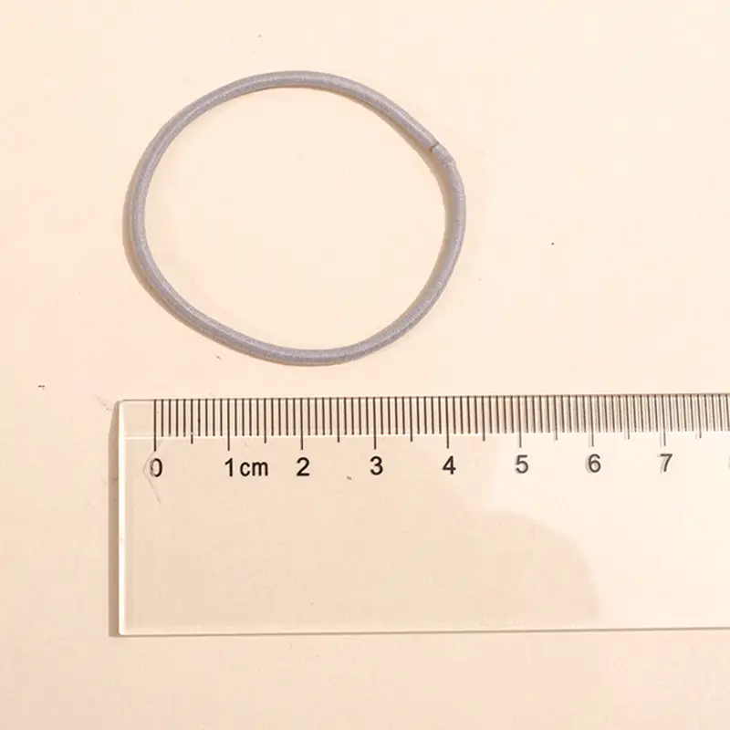 Thin Rubber Bands Korean Style Base Hair Rings Without Seams High Elastic Nylon Head Rope - Image 7