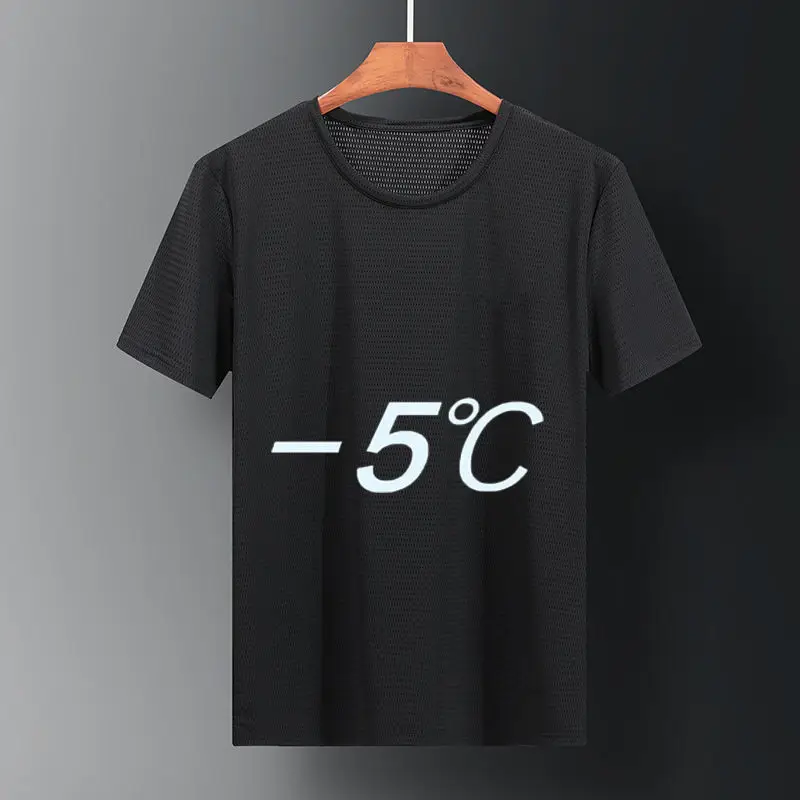 Men 5°C Thermal T-Shirt Waterproof Grey Black - Image 6