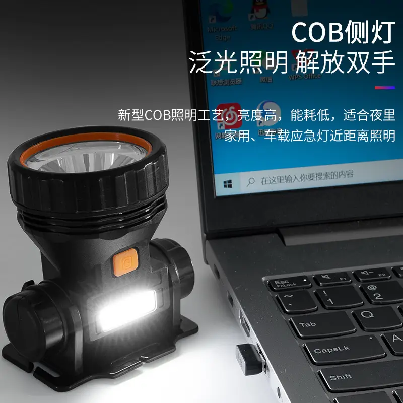Rechargeable LED Headlamp Long Range Outdoor Use - Image 7
