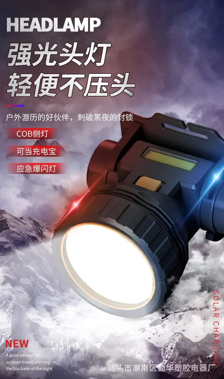 Rechargeable LED Headlamp Long Range Outdoor Use — feature 14