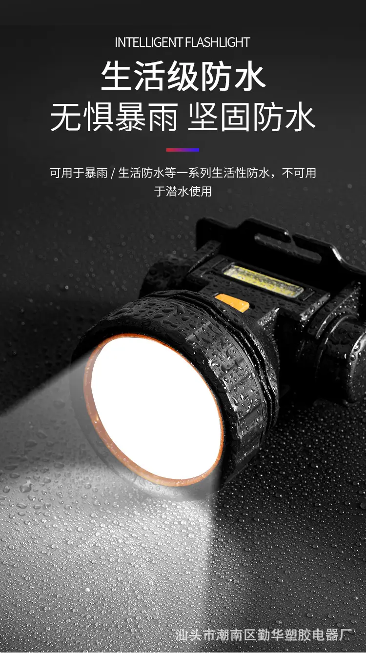 Rechargeable LED Headlamp Long Range Outdoor Use — feature 23