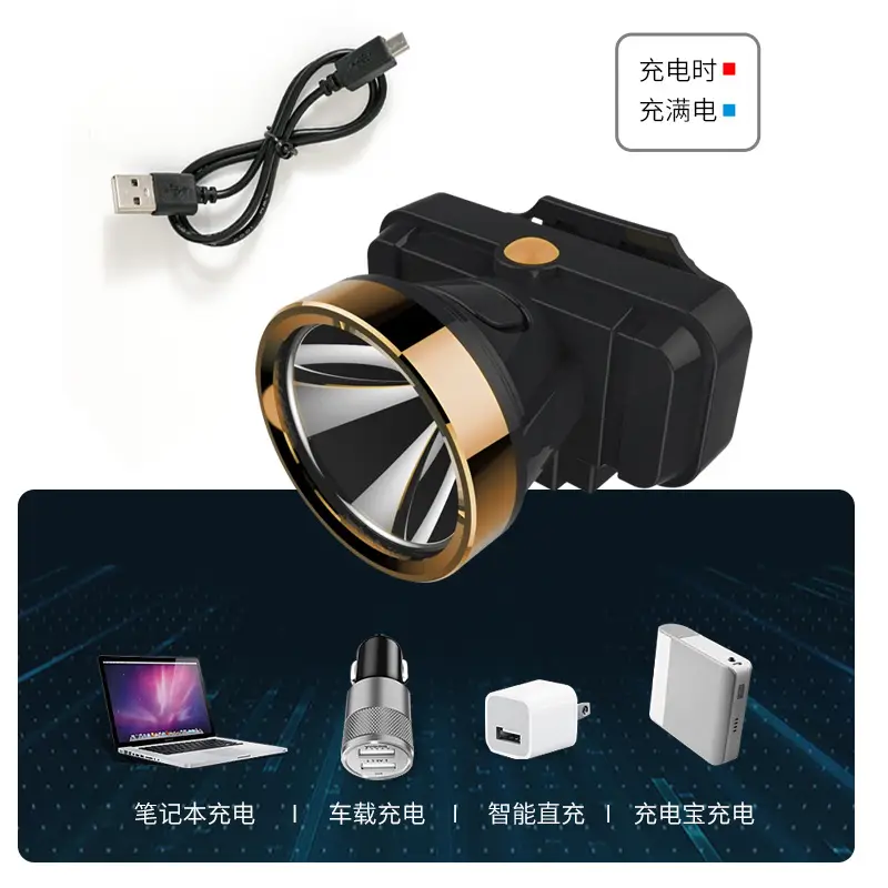 Rechargeable LED Headlamp Long Range Outdoor Use — feature 31