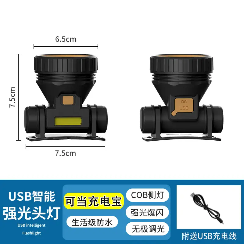 Rechargeable LED Headlamp Long Range Outdoor Use - Image 4