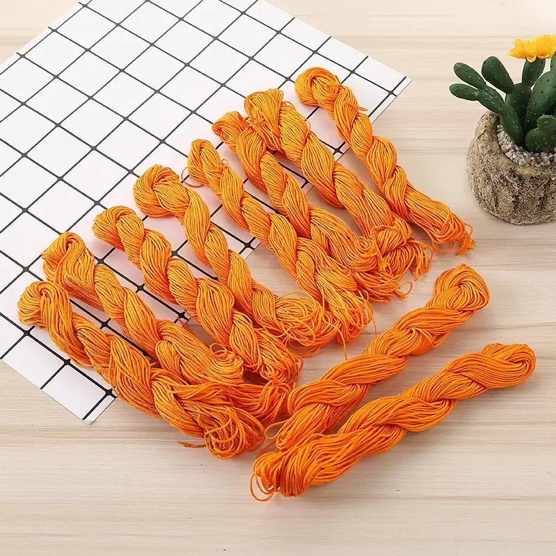 Nylon Braid Cord Necklace 1mm Jade Cord Pendant - Image 17