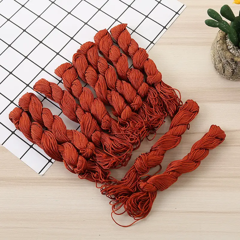 Nylon Braid Cord Necklace 1mm Jade Cord Pendant - Image 18