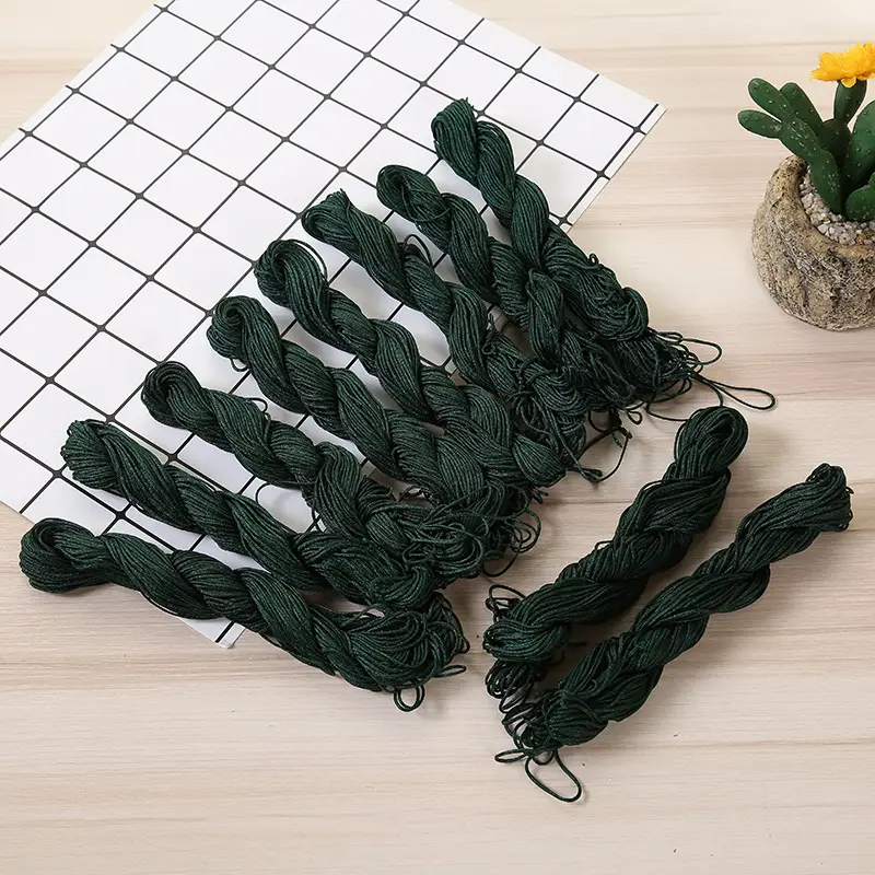 Nylon Braid Cord Necklace 1mm Jade Cord Pendant - Image 9